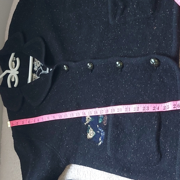 Gaddy Sport collection 100% wool button sweater with pockets - Picture 8 of 8